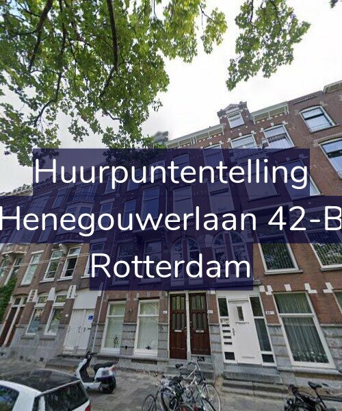 Foto gevel Huurpuntentelling voor Henegouwerlaan 42-B, Rotterdam