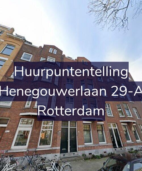 Foto gevel Huurpuntentelling voor Henegouwerlaan 29-A, Rotterdam