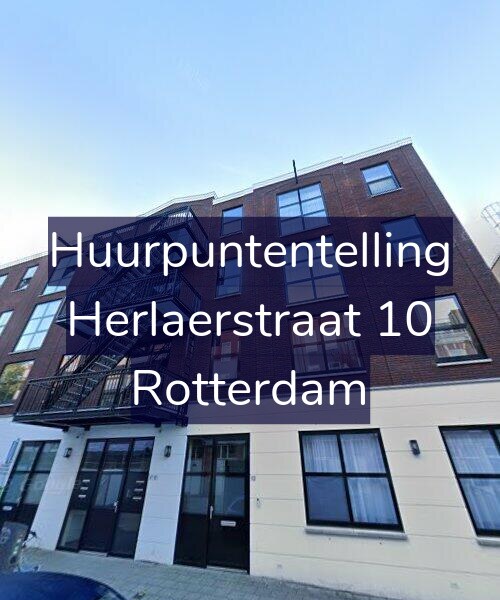 Foto gevel Huurpuntentelling voor Herlaerstraat 10, Rotterdam