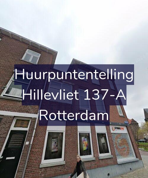 Foto gevel Huurpuntentelling voor Hillevliet 137-A, Rotterdam