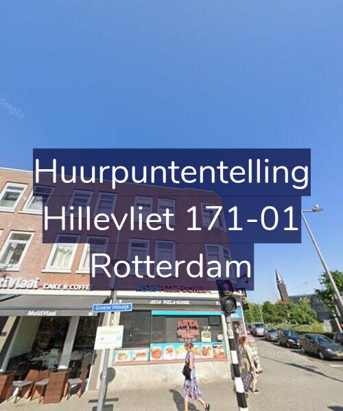 Foto gevel Huurpuntentelling voor Hillevliet 171-01, Rotterdam
