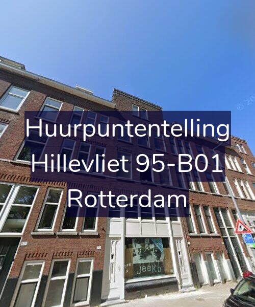 Foto gevel Huurpuntentelling voor Hillevliet 95-B01, Rotterdam