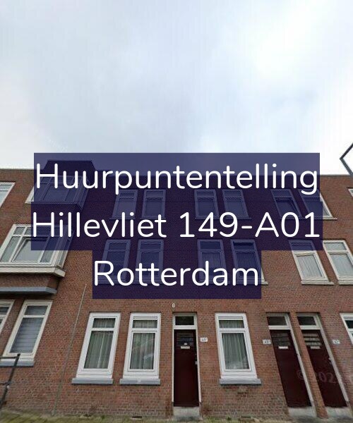Foto gevel Huurpuntentelling voor Hillevliet 149-A01, Rotterdam