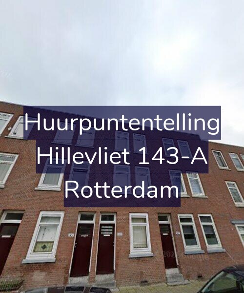 Foto gevel Huurpuntentelling voor Hillevliet 143-A, Rotterdam