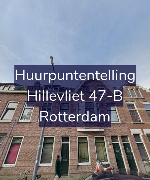 Foto gevel Huurpuntentelling voor Hillevliet 47-B, Rotterdam