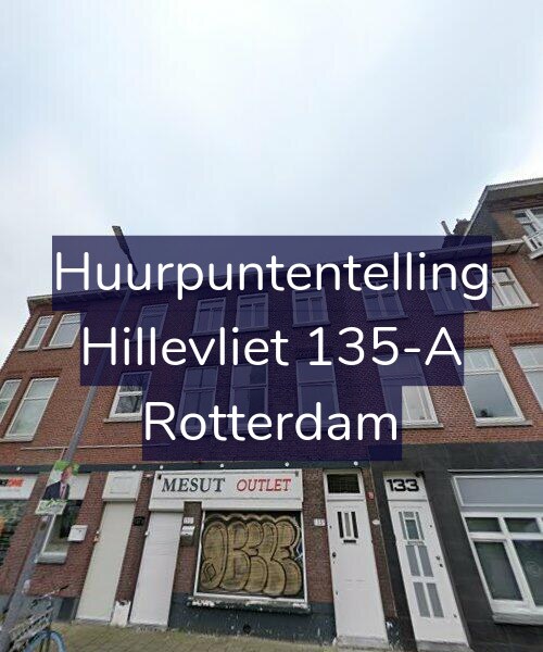 Foto gevel Huurpuntentelling voor Hillevliet 135-A, Rotterdam