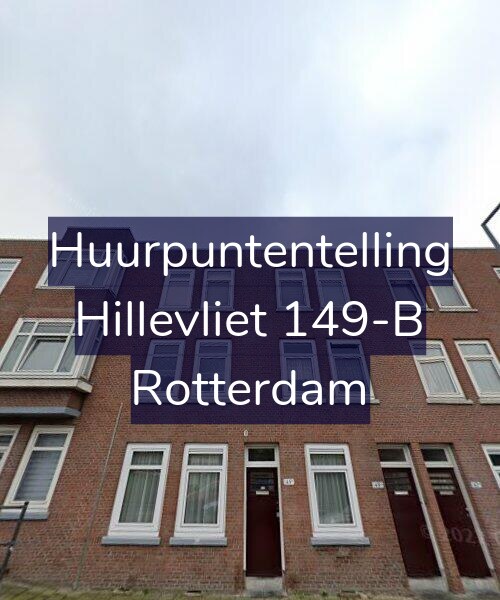 Foto gevel Huurpuntentelling voor Hillevliet 149-B, Rotterdam