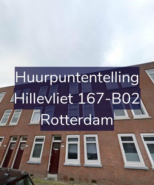 Foto gevel Huurpuntentelling voor Hillevliet 167-B02, Rotterdam