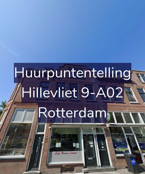 Foto gevel Huurpuntentelling voor Hillevliet 9-A02, Rotterdam