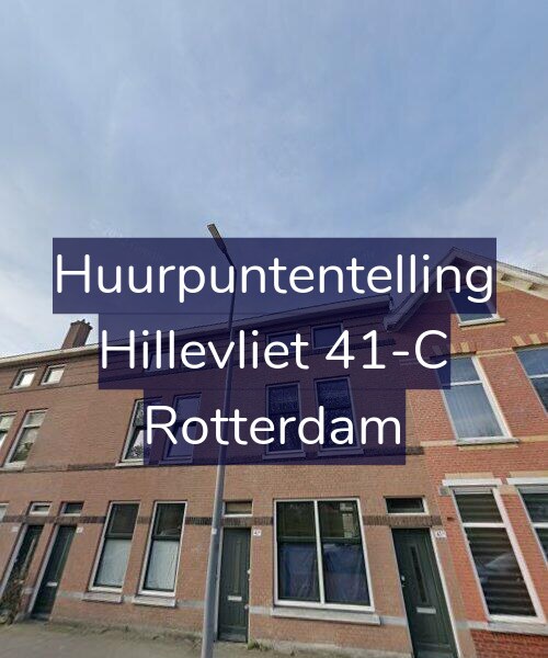 Foto gevel Huurpuntentelling voor Hillevliet 41-C, Rotterdam