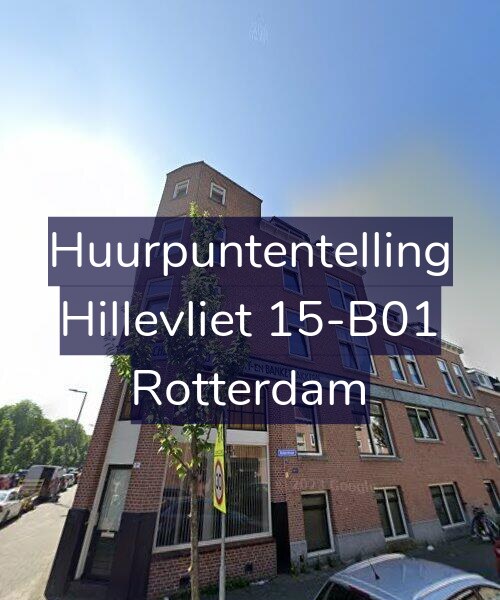 Foto gevel Huurpuntentelling voor Hillevliet 15-B01, Rotterdam
