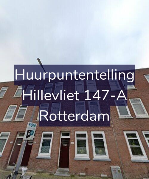 Foto gevel Huurpuntentelling voor Hillevliet 147-A, Rotterdam