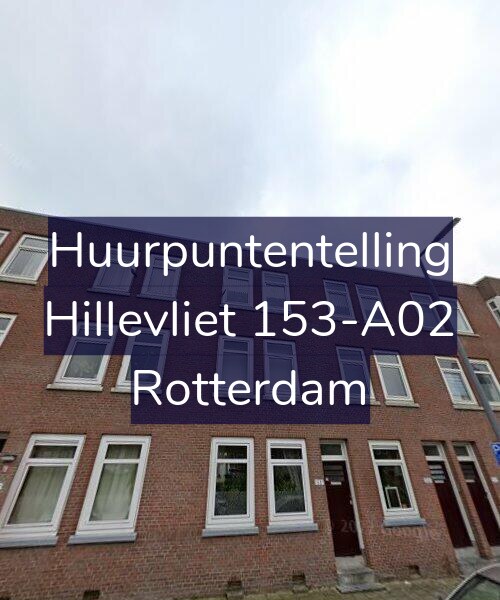 Foto gevel Huurpuntentelling voor Hillevliet 153-A02, Rotterdam