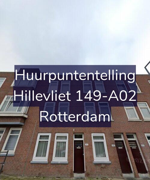 Foto gevel Huurpuntentelling voor Hillevliet 149-A02, Rotterdam