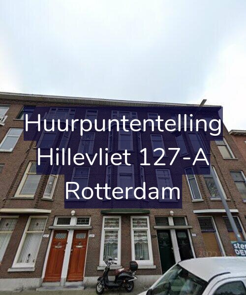 Foto gevel Huurpuntentelling voor Hillevliet 127-A, Rotterdam
