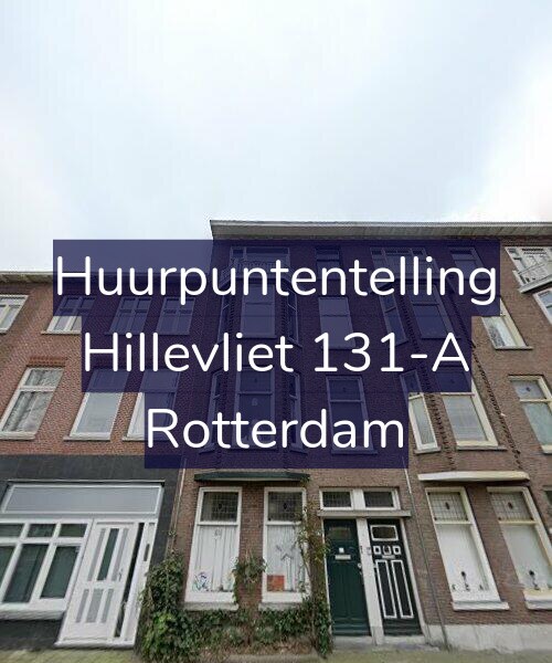 Foto gevel Huurpuntentelling voor Hillevliet 131-A, Rotterdam