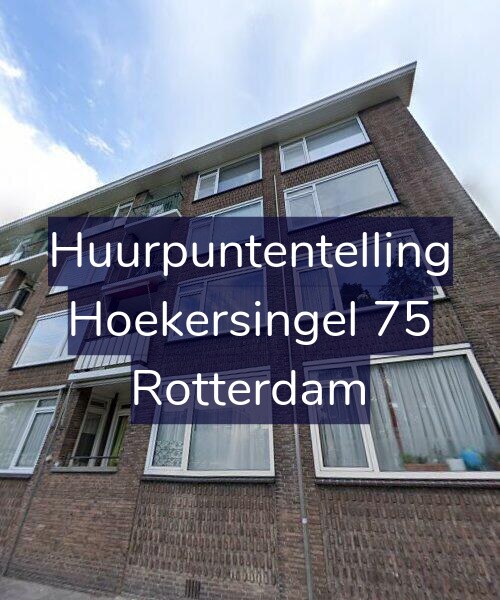 Foto gevel Huurpuntentelling voor Hoekersingel 75, Rotterdam