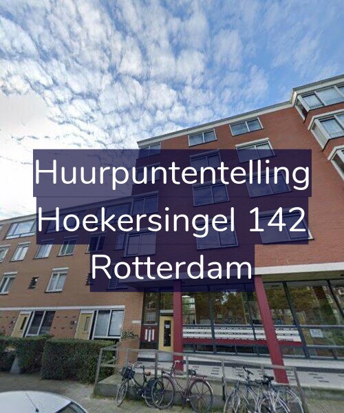 Foto gevel Huurpuntentelling voor Hoekersingel 142, Rotterdam