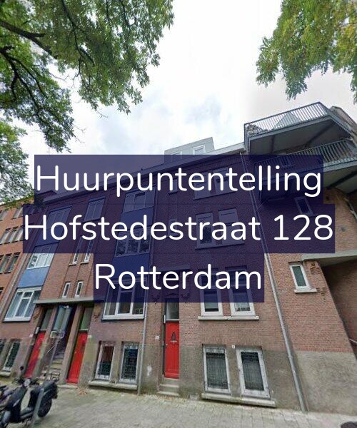 Foto gevel Huurpuntentelling voor Hofstedestraat 128, Rotterdam