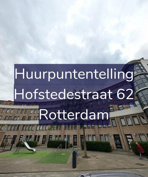 Foto gevel Huurpuntentelling voor Hofstedestraat 62, Rotterdam
