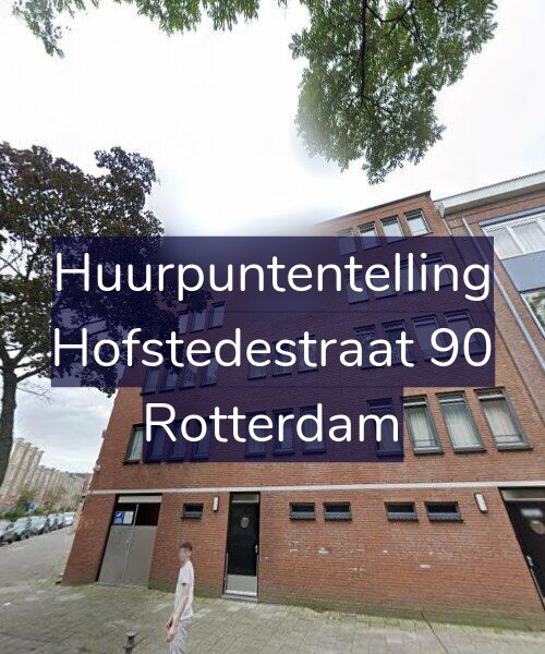 Foto gevel Huurpuntentelling voor Hofstedestraat 90, Rotterdam
