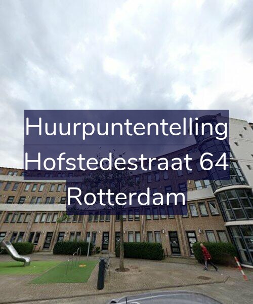 Foto gevel Huurpuntentelling voor Hofstedestraat 64, Rotterdam