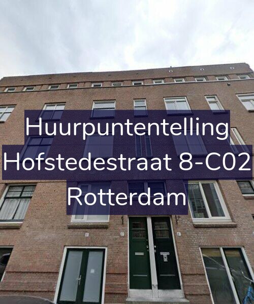 Foto gevel Huurpuntentelling voor Hofstedestraat 8-C02, Rotterdam