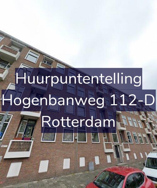 Foto gevel Huurpuntentelling voor Hogenbanweg 112-D, Rotterdam