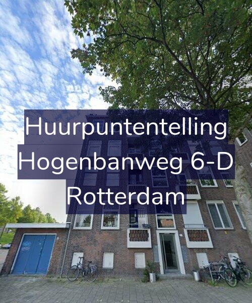 Foto gevel Huurpuntentelling voor Hogenbanweg 6-D, Rotterdam