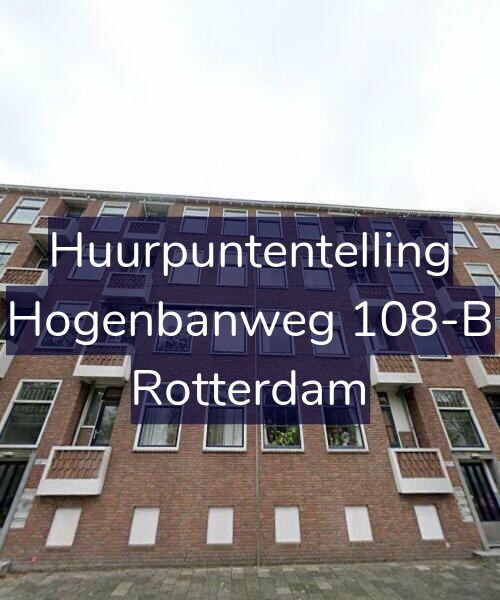 Foto gevel Huurpuntentelling voor Hogenbanweg 108-B, Rotterdam