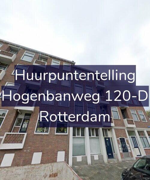 Foto gevel Huurpuntentelling voor Hogenbanweg 120-D, Rotterdam