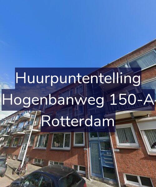 Foto gevel Huurpuntentelling voor Hogenbanweg 150-A, Rotterdam