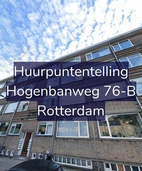 Foto gevel Huurpuntentelling voor Hogenbanweg 76-B, Rotterdam
