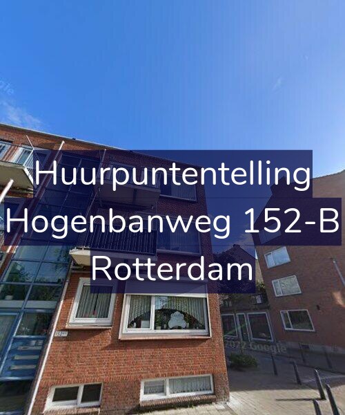 Foto gevel Huurpuntentelling voor Hogenbanweg 152-B, Rotterdam