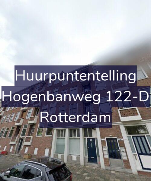 Foto gevel Huurpuntentelling voor Hogenbanweg 122-D, Rotterdam