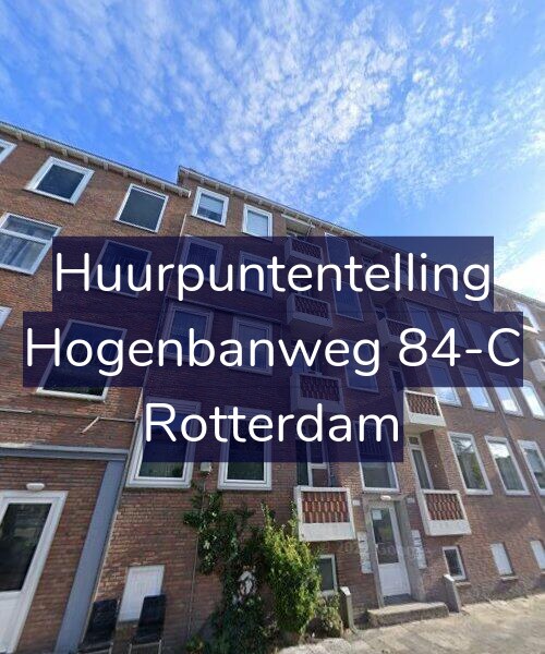 Foto gevel Huurpuntentelling voor Hogenbanweg 84-C, Rotterdam