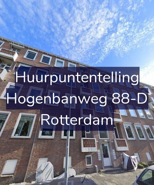 Foto gevel Huurpuntentelling voor Hogenbanweg 88-D, Rotterdam