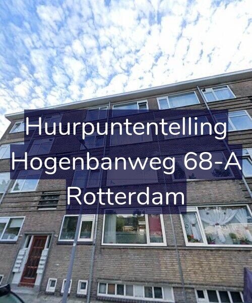 Foto gevel Huurpuntentelling voor Hogenbanweg 68-A, Rotterdam