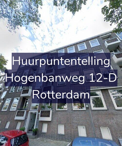 Foto gevel Huurpuntentelling voor Hogenbanweg 12-D, Rotterdam
