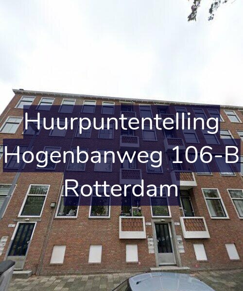 Foto gevel Huurpuntentelling voor Hogenbanweg 106-B, Rotterdam