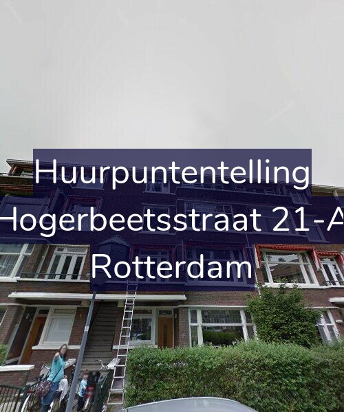 Foto gevel Huurpuntentelling voor Hogerbeetsstraat 21-A, Rotterdam
