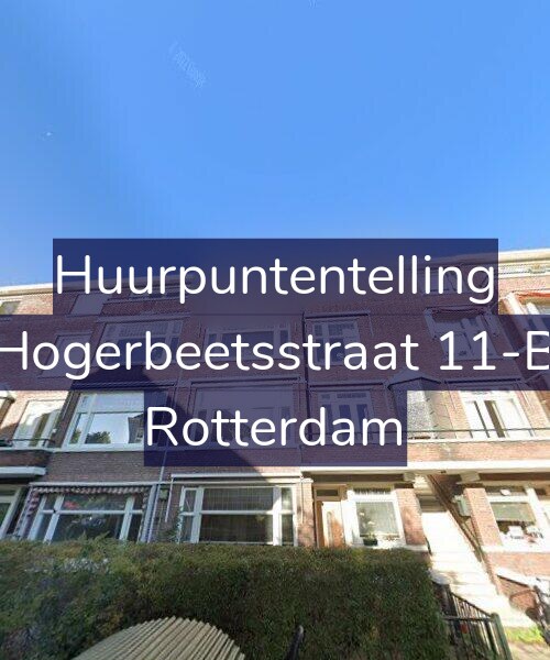 Foto gevel Huurpuntentelling voor Hogerbeetsstraat 11-B, Rotterdam