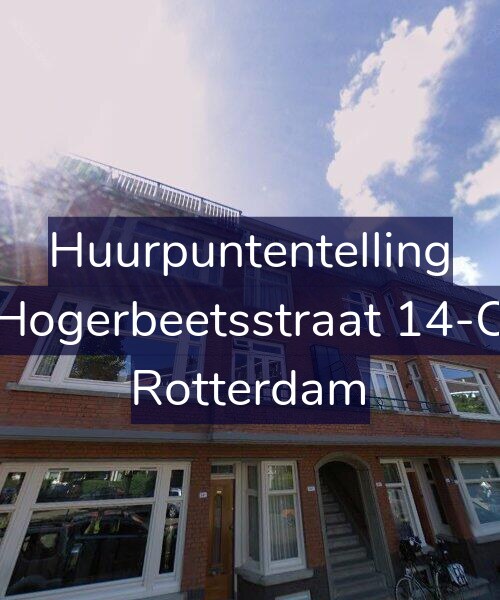Foto gevel Huurpuntentelling voor Hogerbeetsstraat 14-C, Rotterdam