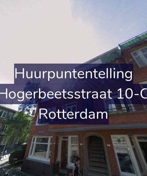 Foto gevel Huurpuntentelling voor Hogerbeetsstraat 10-C, Rotterdam
