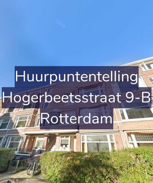 Foto gevel Huurpuntentelling voor Hogerbeetsstraat 9-B, Rotterdam