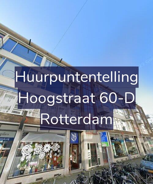Foto gevel Huurpuntentelling voor Hoogstraat 60-D, Rotterdam