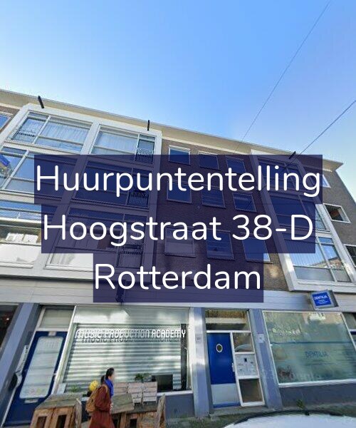 Foto gevel Huurpuntentelling voor Hoogstraat 38-D, Rotterdam