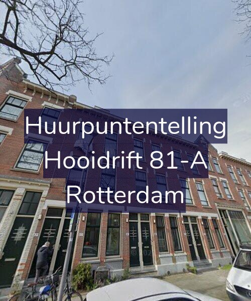 Foto gevel Huurpuntentelling voor Hooidrift 81-A, Rotterdam