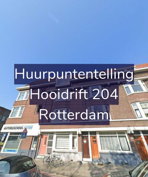 Foto gevel Huurpuntentelling voor Hooidrift 204, Rotterdam