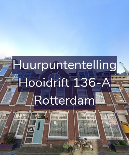 Foto gevel Huurpuntentelling voor Hooidrift 136-A, Rotterdam